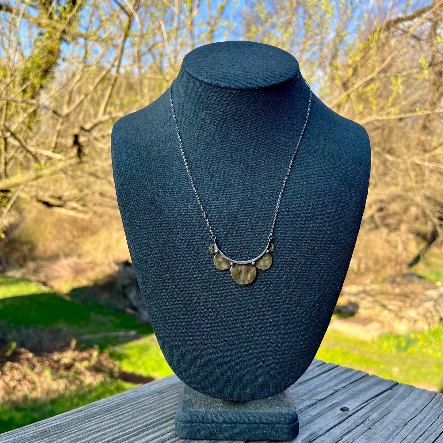 Circle & Dot Necklace