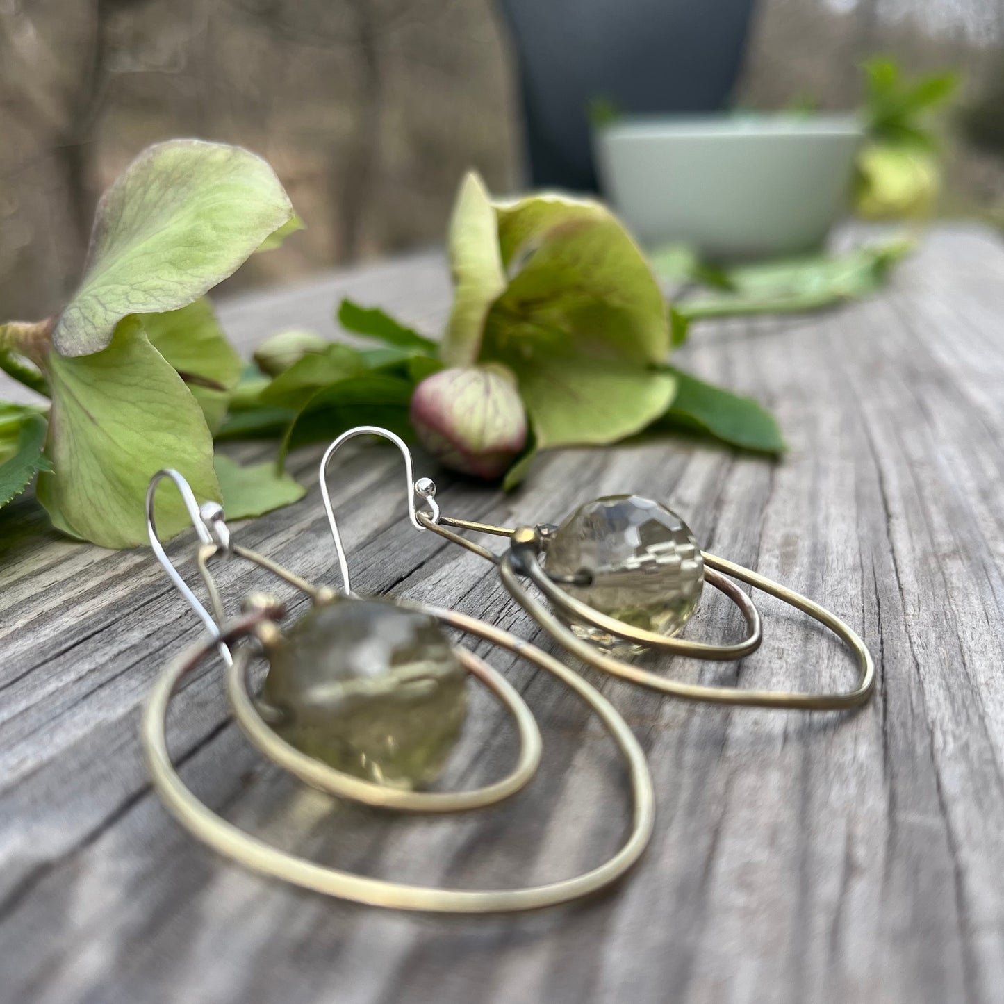 Citrine Ripple Effect Earring