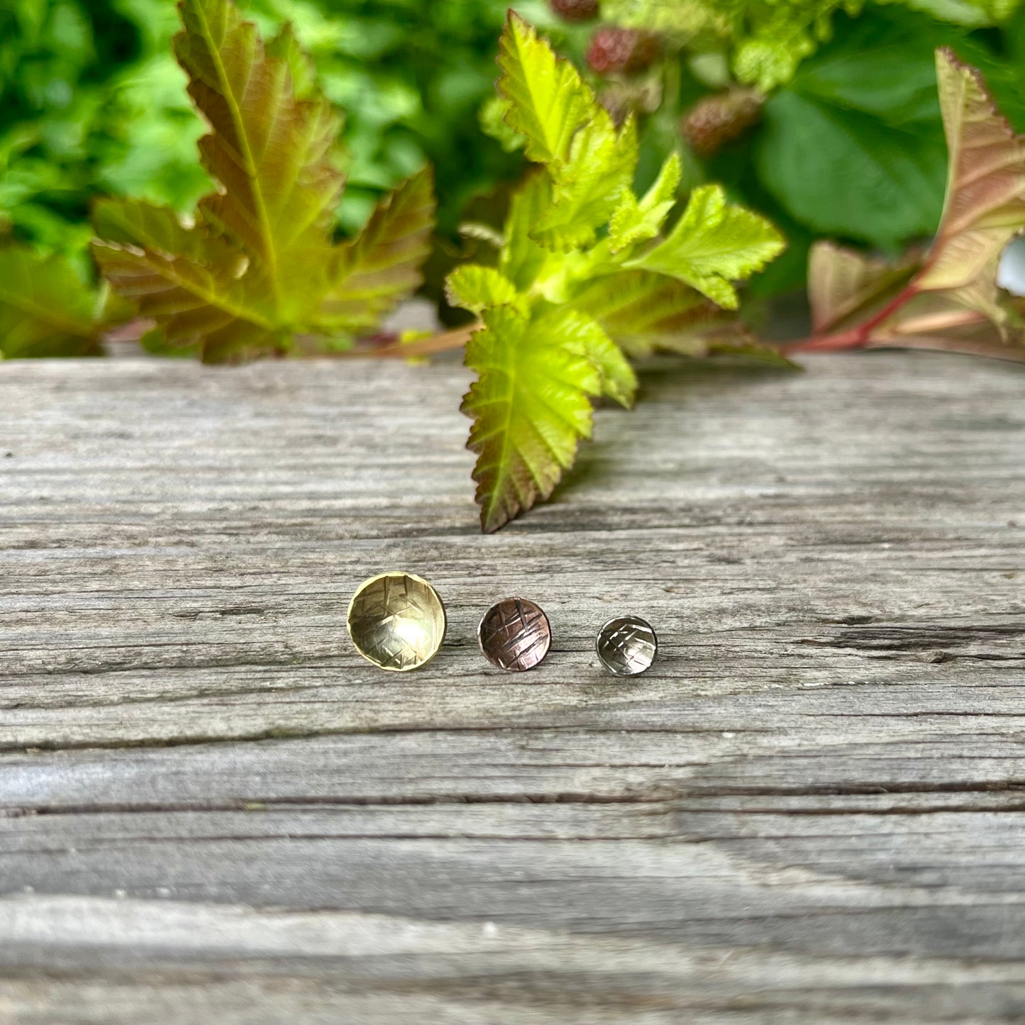 Faceted Stud Earring