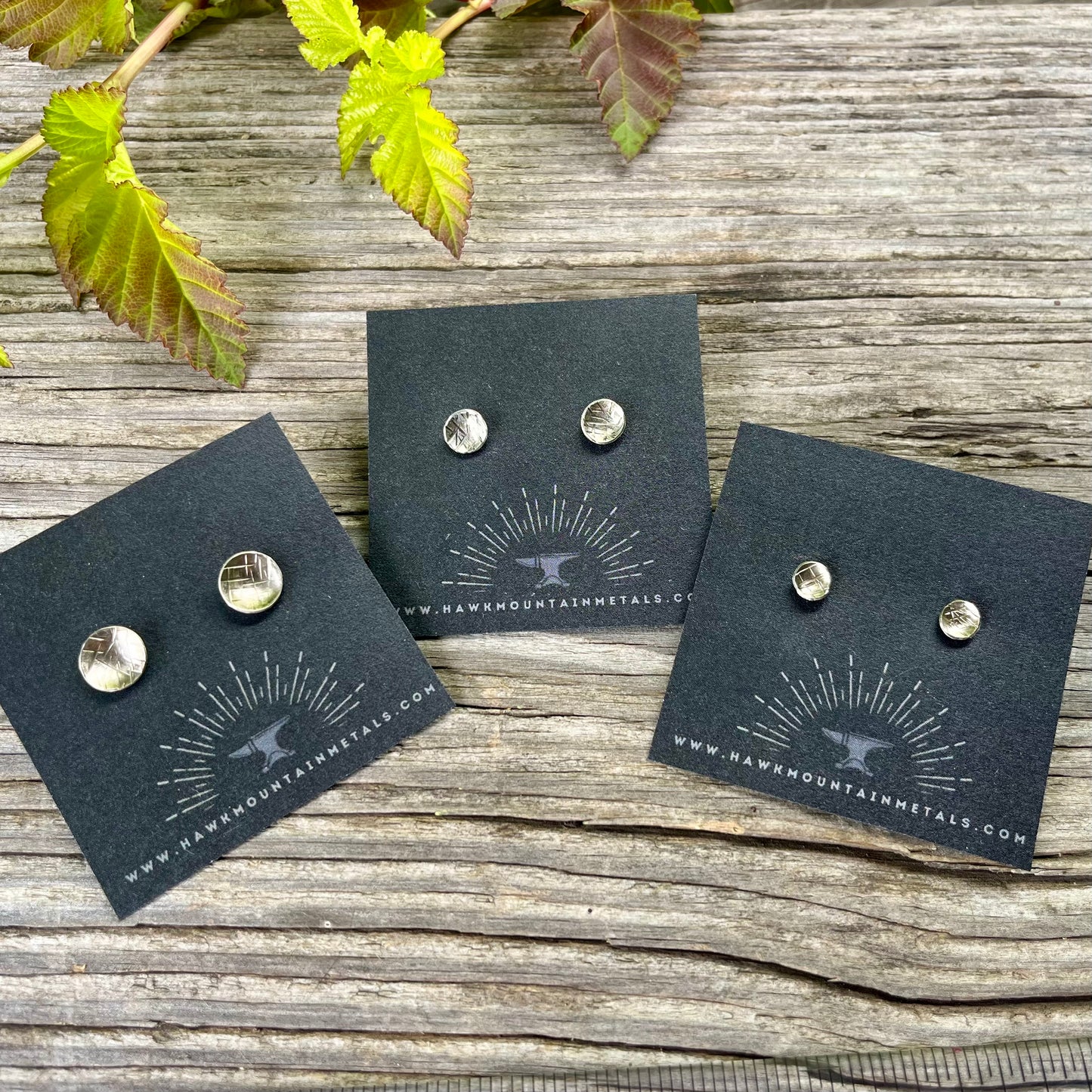 Faceted Stud Earring