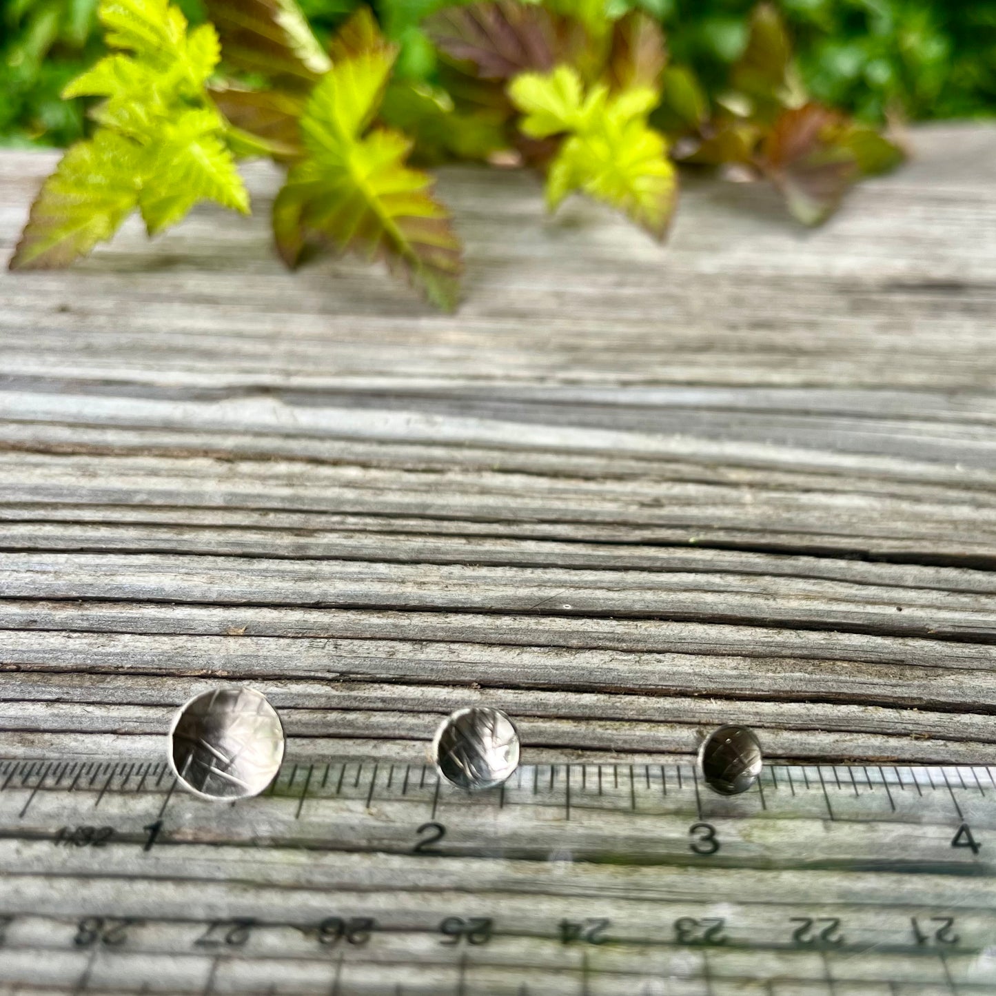 Faceted Stud Earring