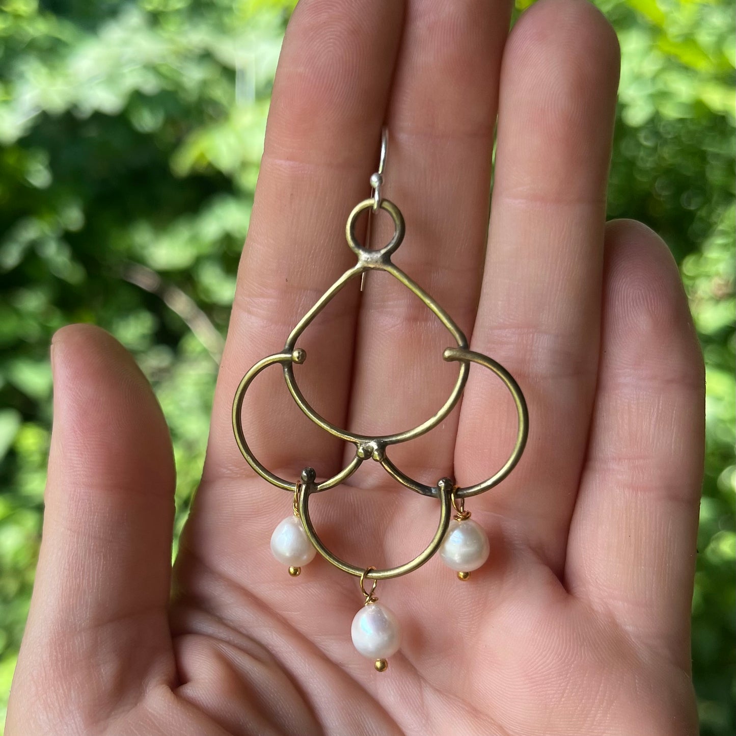 Perfect Pearl Chandelier Earring