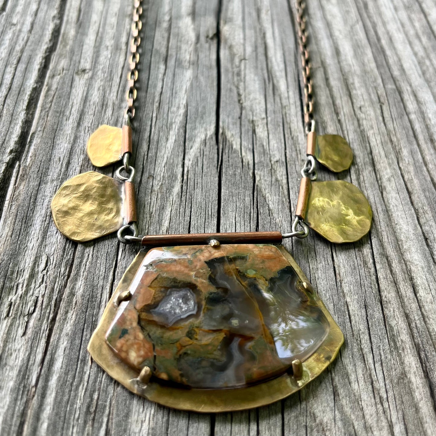 Rainforest Jasper Statement Necklace