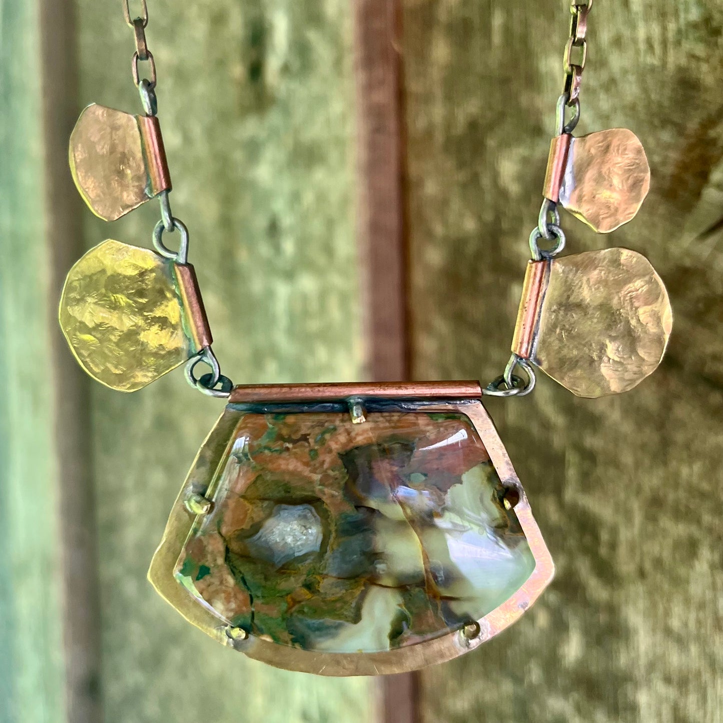 Rainforest Jasper Statement Necklace