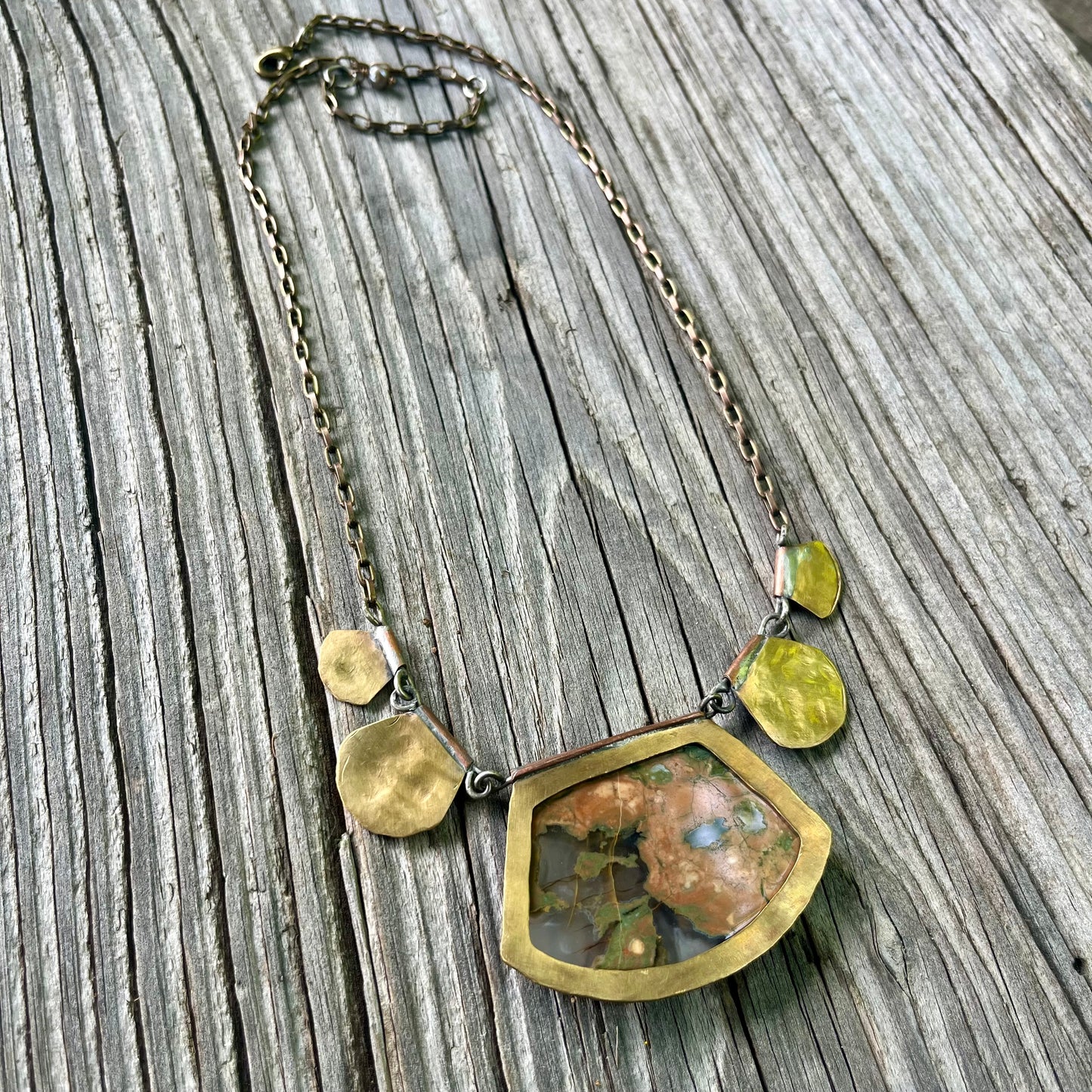 Rainforest Jasper Statement Necklace