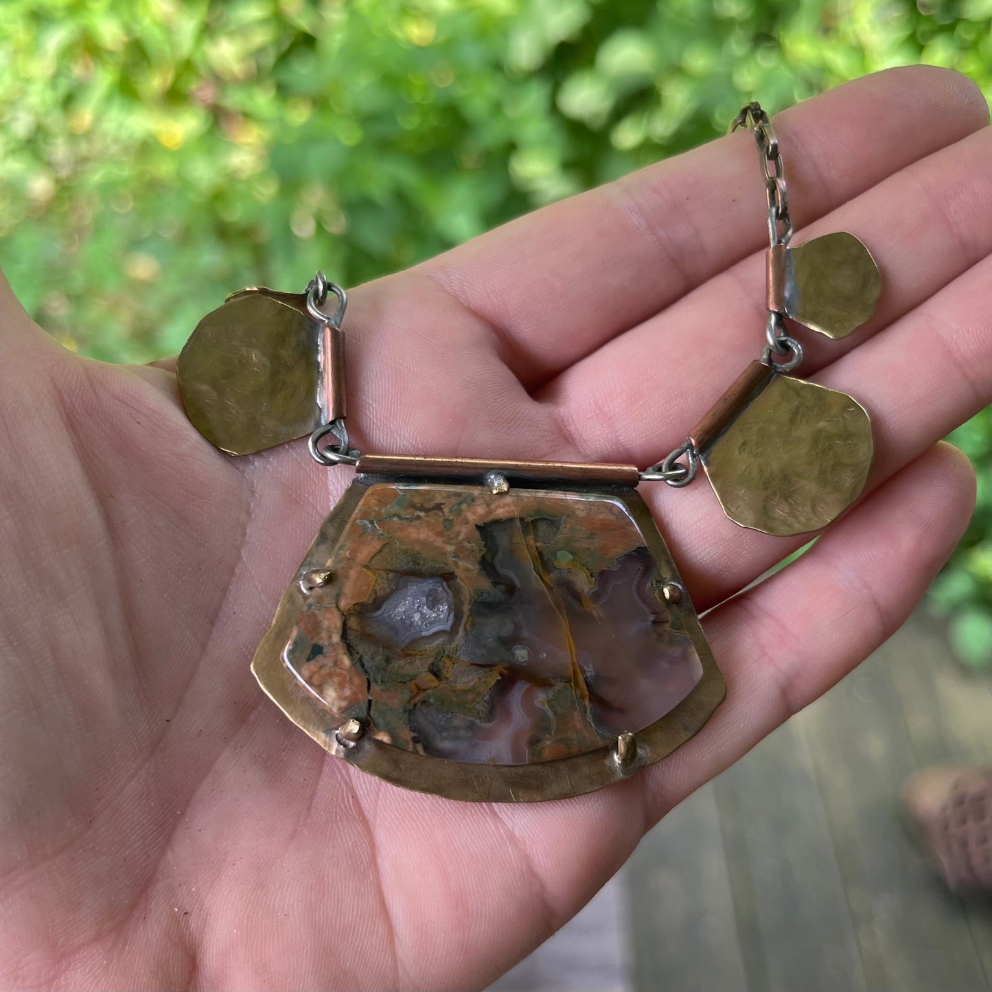 Rainforest Jasper Statement Necklace