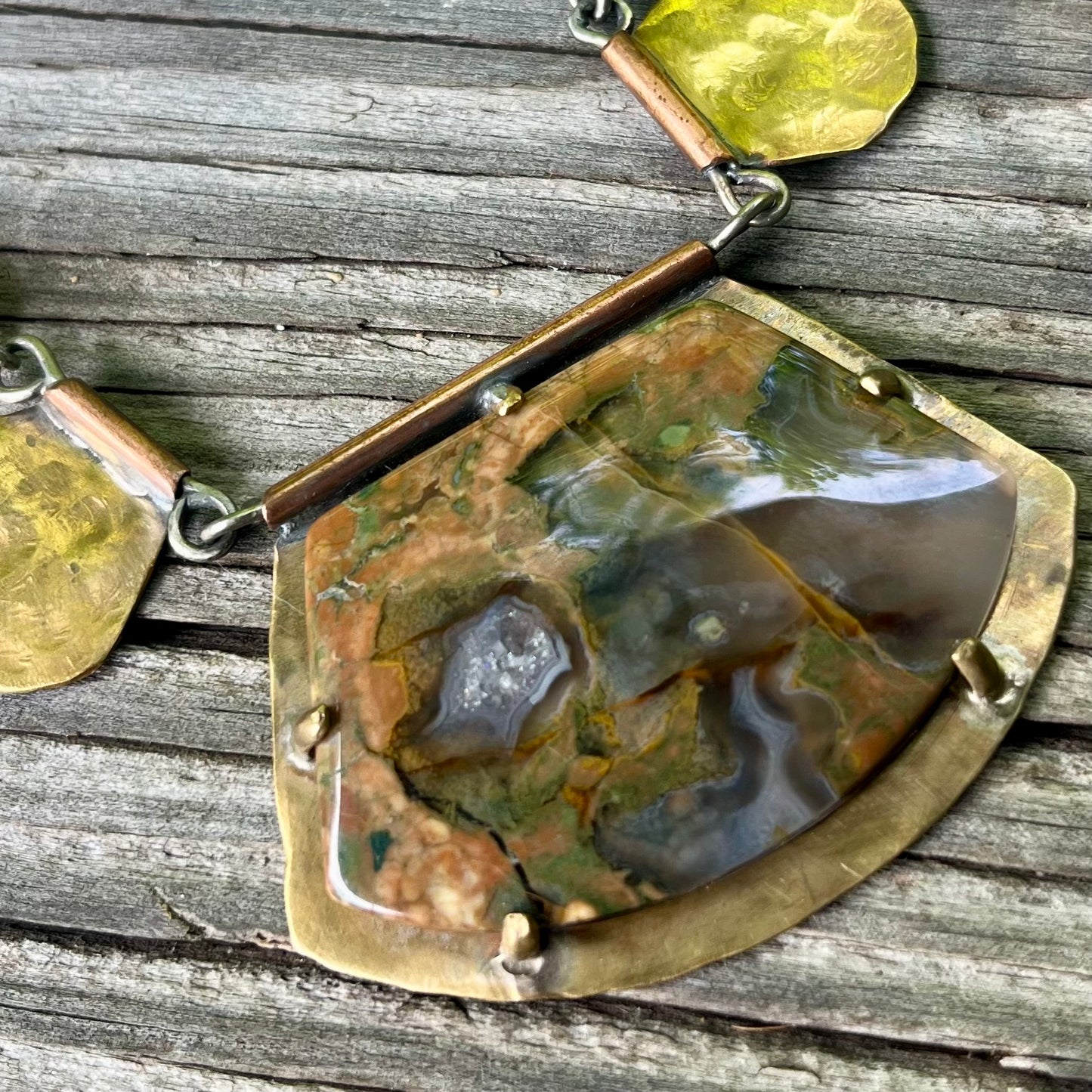 Rainforest Jasper Statement Necklace