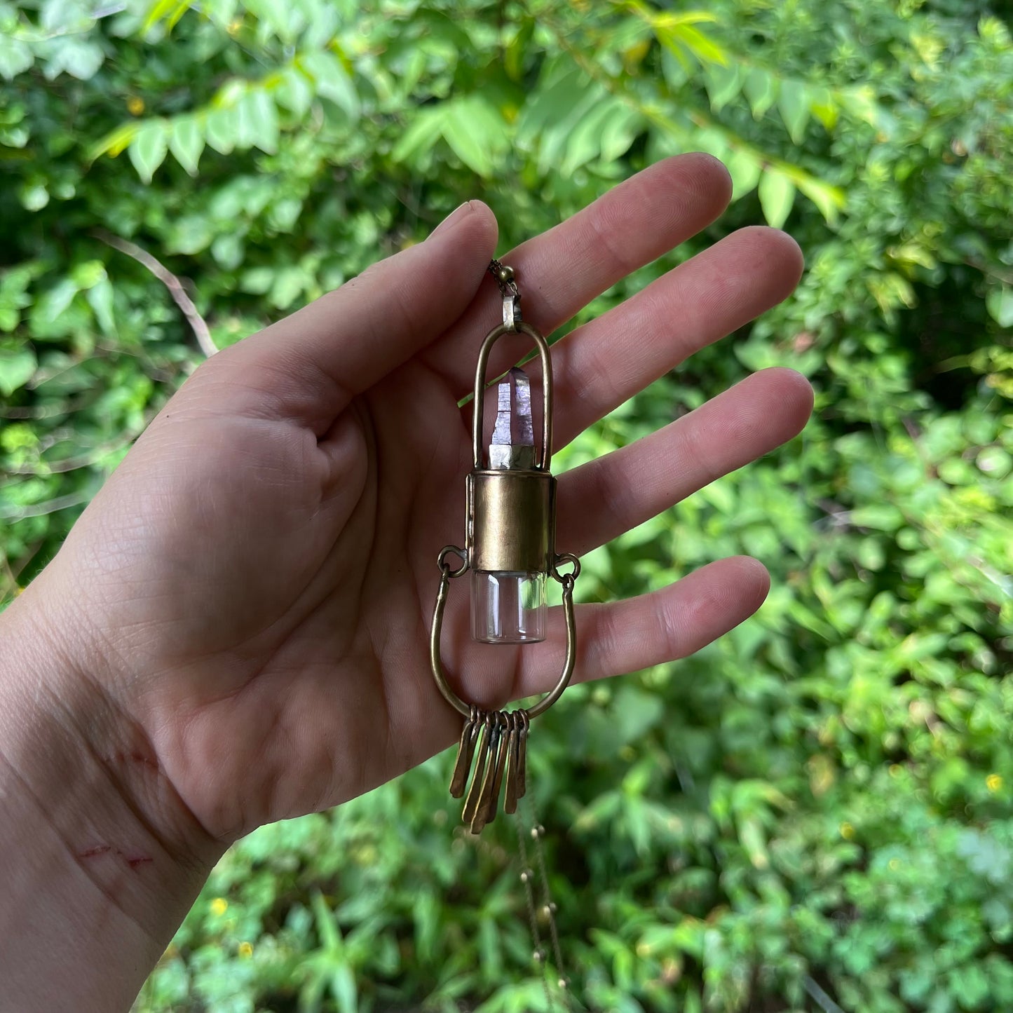 Amethyst Roller Necklace