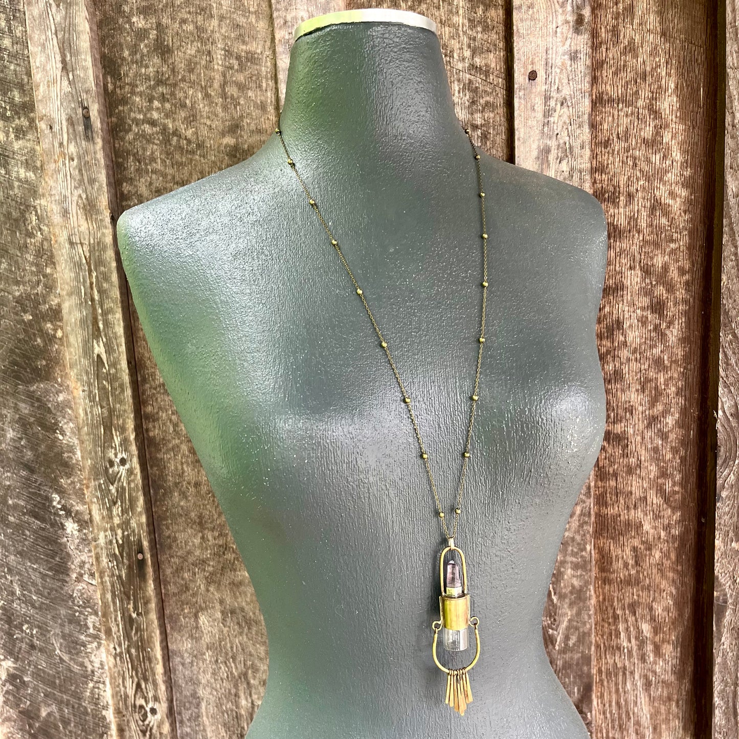 Amethyst Roller Necklace