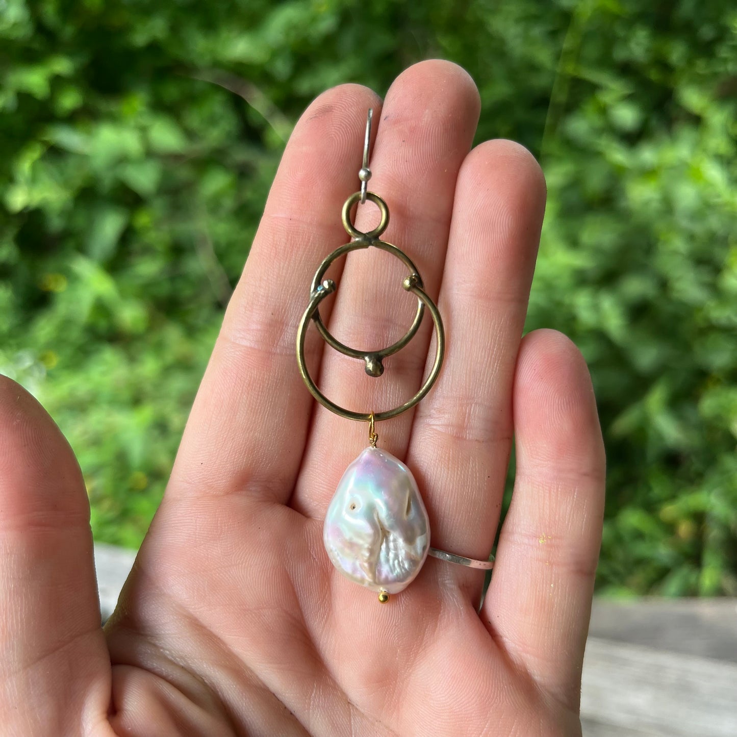Baroque Pearl Drop Earring