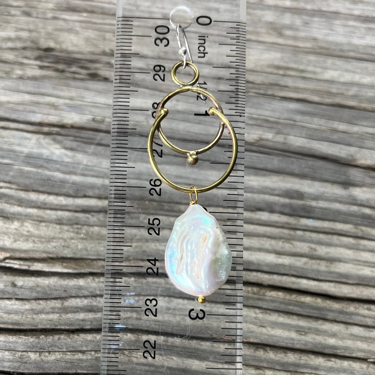 Baroque Pearl Drop Earring