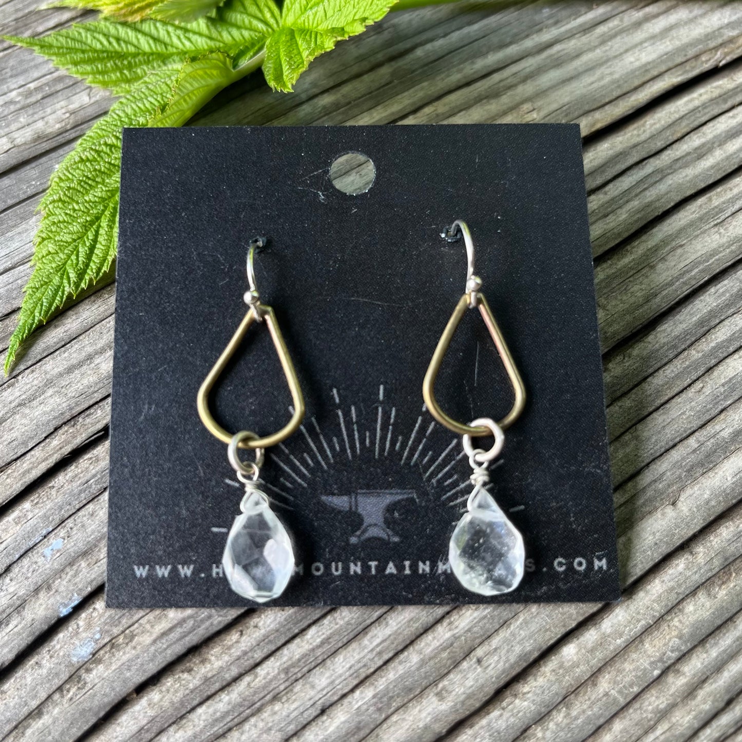 Crystal Dew Drop Earring