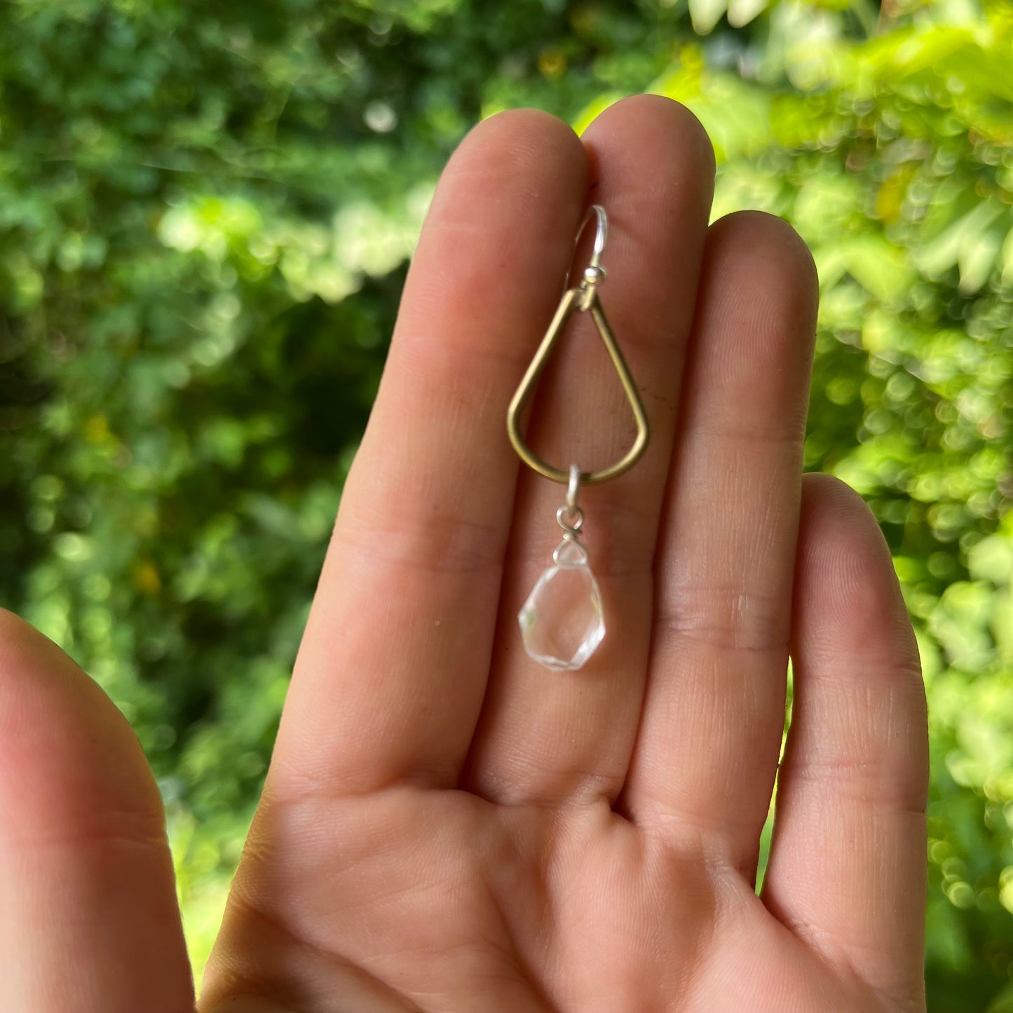 Crystal Dew Drop Earring