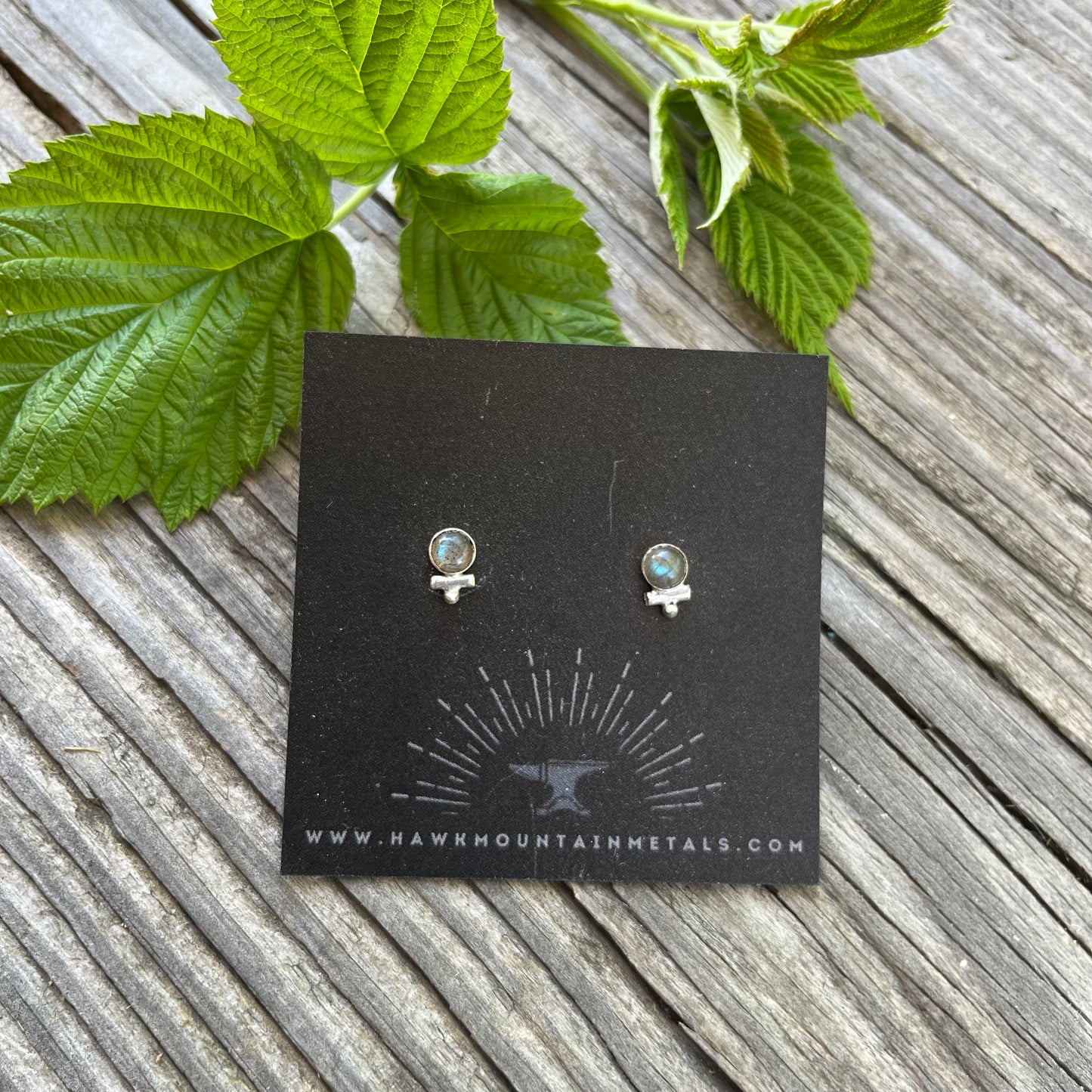Labradorite Stud Earrings
