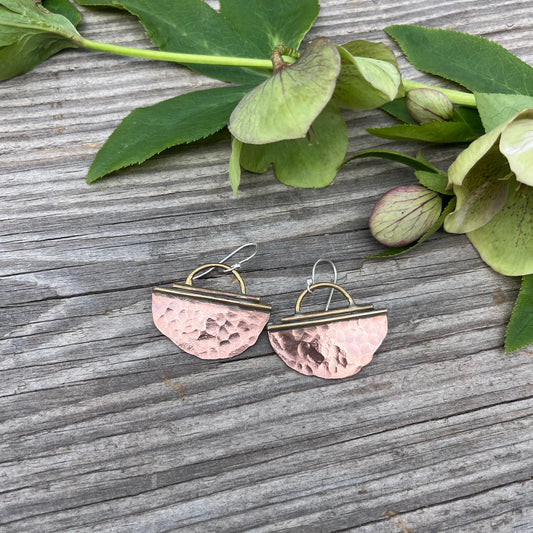 Semi-circle Drop Earring