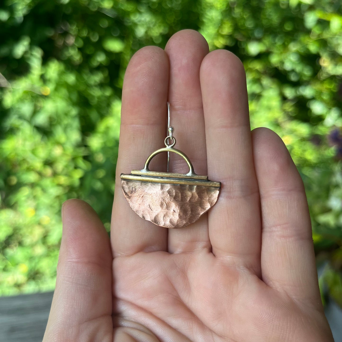 Semi-circle Drop Earring