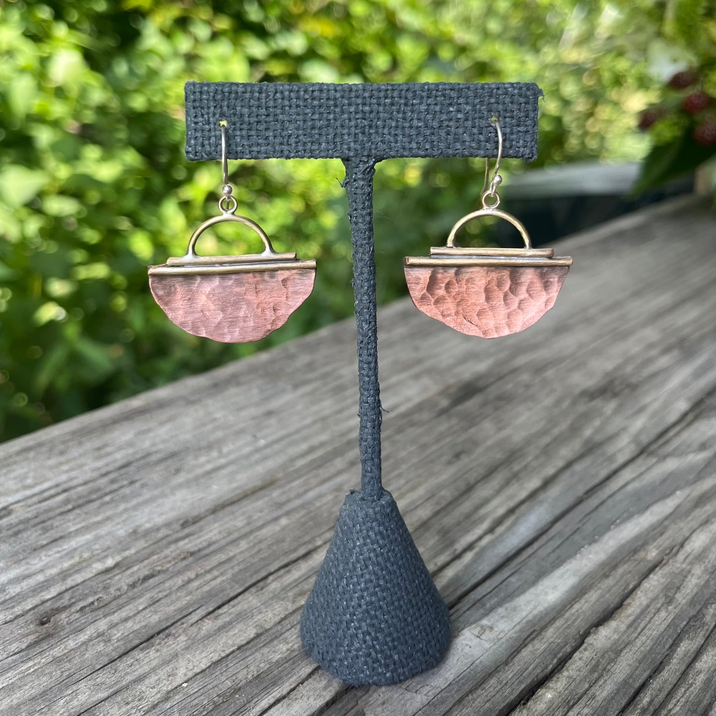 Semi-circle Drop Earring