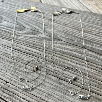 Layered Leaf Necklace