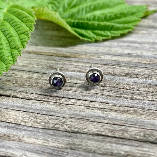 Birthstone Stud Earring