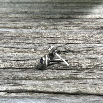 Birthstone Stud Earring