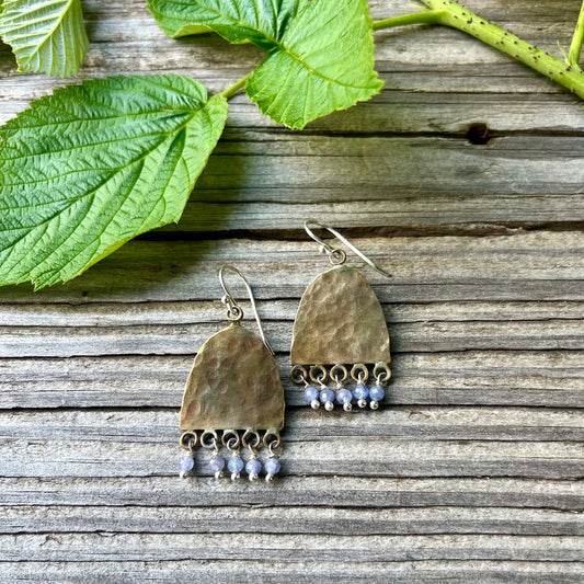 Tanzanite Fringe Earring
