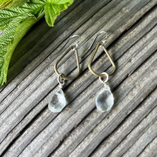 Crystal Dew Drop Earring
