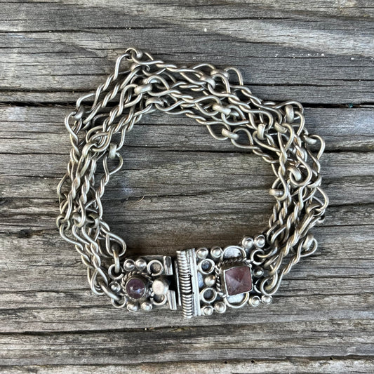 Amethyst Multistrand Bracelet