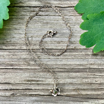 Poppy & Peridot - August Birthday Pendant